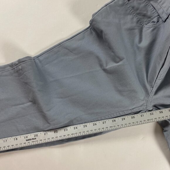 Vineyard Vines Canvas Twill Chino Pants Men's 32 x 32 Cotton Light Blue 5 Pocket - Picture 12 of 13